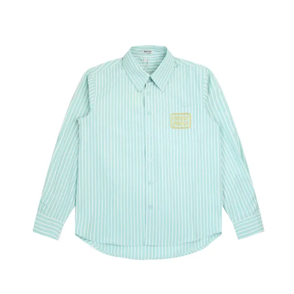 【Miumiu 公式旗艦店】ミュウミュウ シャツ ご好評に付き再入荷 250219 【Miumiu 公式旗艦店】ミュウミュウ シャツ ご好評に付き再入荷 250219