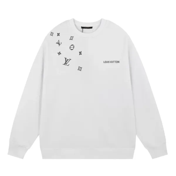 LV【LOUIS VUITTON  公式旗艦店】ルイヴィトン 丸首の衛衣 スウェット ご好評に付き再入荷！241217