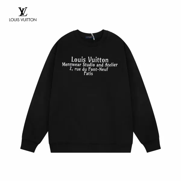 LV【LOUIS VUITTON  公式旗艦店】ルイヴィトン 丸首の衛衣 スウェット ご好評に付き再入荷！241217