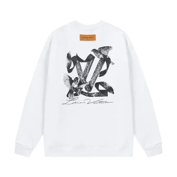 LV【LOUIS VUITTON 公式旗艦店】ルイヴィトン 丸首の衛衣 スウェット ご好評に付き再入荷! 241121 LV【LOUIS VUITTON 公式旗艦店】ルイヴィトン 丸首の衛衣 スウェット ご好評に付き再入荷! 241121