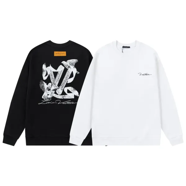LV【LOUIS VUITTON 公式旗艦店】ルイヴィトン 丸首の衛衣 スウェット ご好評に付き再入荷! 241121 LV【LOUIS VUITTON 公式旗艦店】ルイヴィトン 丸首の衛衣 スウェット ご好評に付き再入荷! 241121