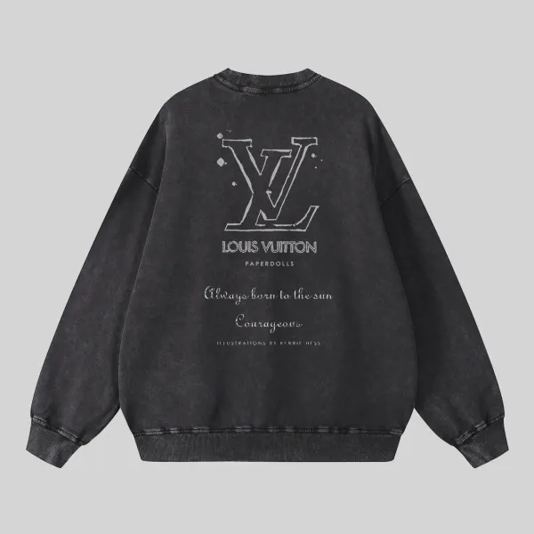 LV【LOUIS VUITTON 公式旗艦店】ルイヴィトン 丸首の衛衣 スウェットご好評に付き再入荷! 241121 LV【LOUIS VUITTON 公式旗艦店】ルイヴィトン 丸首の衛衣 スウェットご好評に付き再入荷! 241121