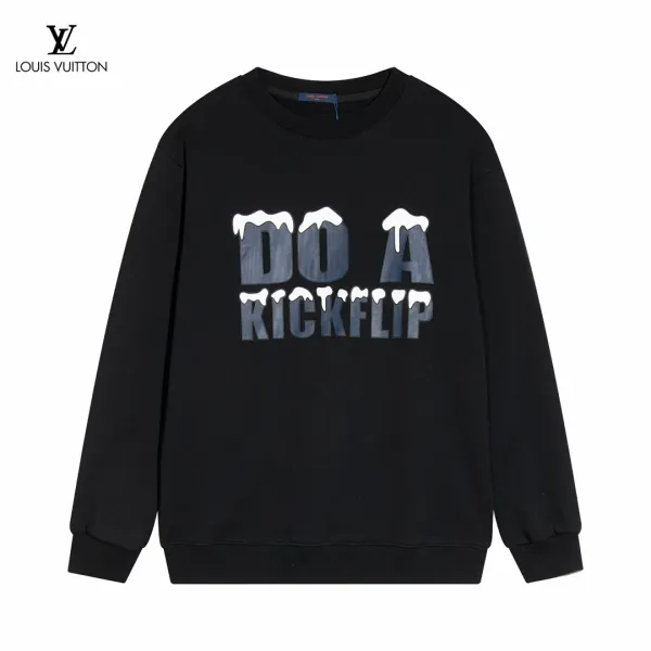 LV 【LOUIS VUITTON  公式旗艦店】ルイヴィトン 丸首の衛衣 スウェット ご好評に付き再入荷  240902