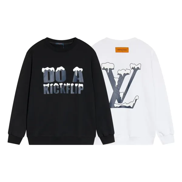 LV 【LOUIS VUITTON  公式旗艦店】ルイヴィトン 丸首の衛衣 スウェット ご好評に付き再入荷  240902