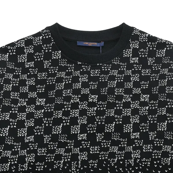 【LOUIS VUITTON  公式旗艦店】ルイヴィトン  丸首の衛衣 スウェットご好評に付き再入荷 240829