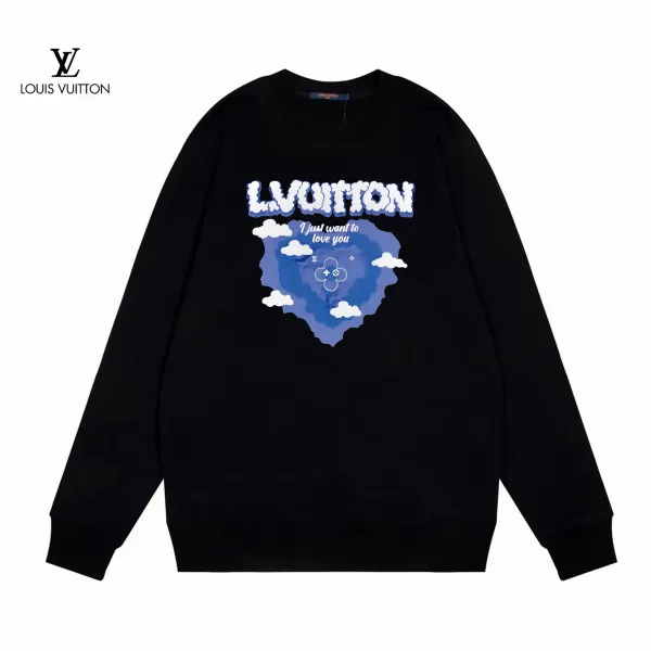 【LOUIS VUITTON 公式旗艦店】ルイヴィトン 丸首の衛衣 スウェットご好評に付き再入荷 240817