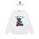 【LOUIS VUITTON 公式旗艦店】ルイヴィトン 丸首の衛衣 スウェットご好評に付き再入荷 240817