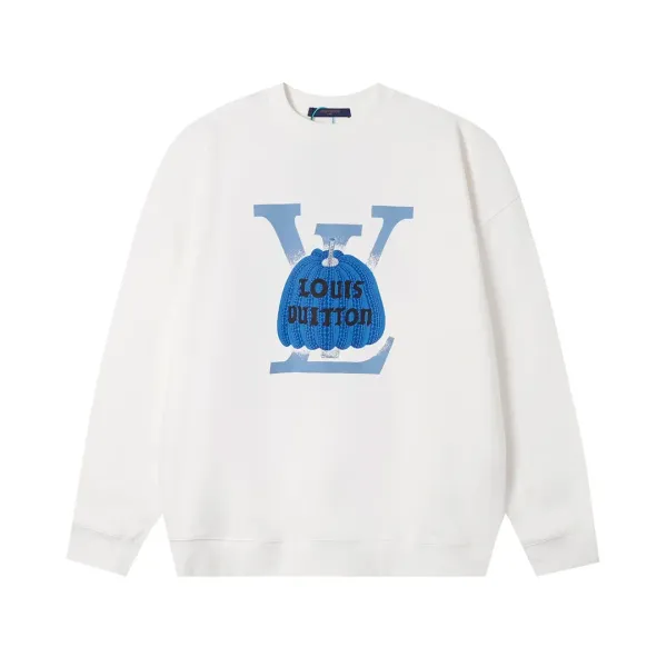 【LOUIS VUITTON  公式旗艦店】ルイヴィトン 丸首の衛衣 スウェット ご好評に付き再入荷 240808