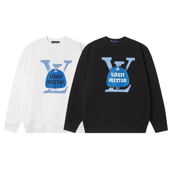 【LOUIS VUITTON  公式旗艦店】ルイヴィトン 丸首の衛衣 スウェット ご好評に付き再入荷 240808