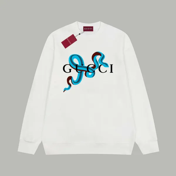 【GUCCI  公式旗艦店】グッチ  丸首の衛衣 スウェットご好評に付き再入荷！250110