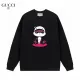 【GUCCI  公式旗艦店】グッチ  丸首の衛衣  スウェット ご好評に付き再入荷！241120