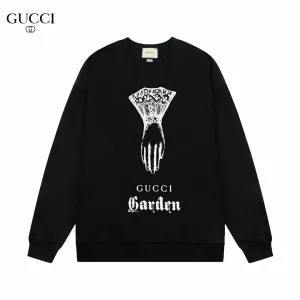 【GUCCI  公式旗艦店】グッチ 丸首の衛衣 スウェットご好評に付き再入荷 240902