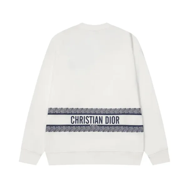 【DIOR  公式旗艦店】ディオール  丸首の衛衣  スウェット ご好評に付き再入荷！241121