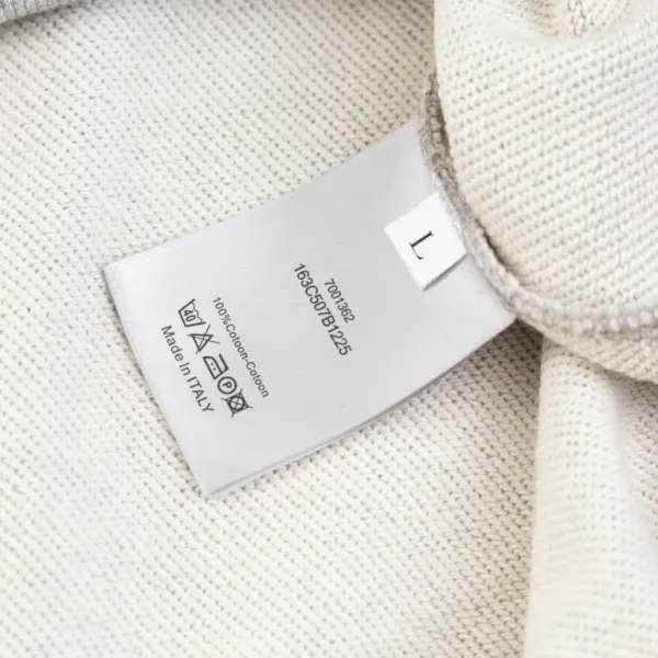 【DIOR 公式旗艦店】ディオール  丸首の衛衣 スウェットご好評に付き再入荷 241025
