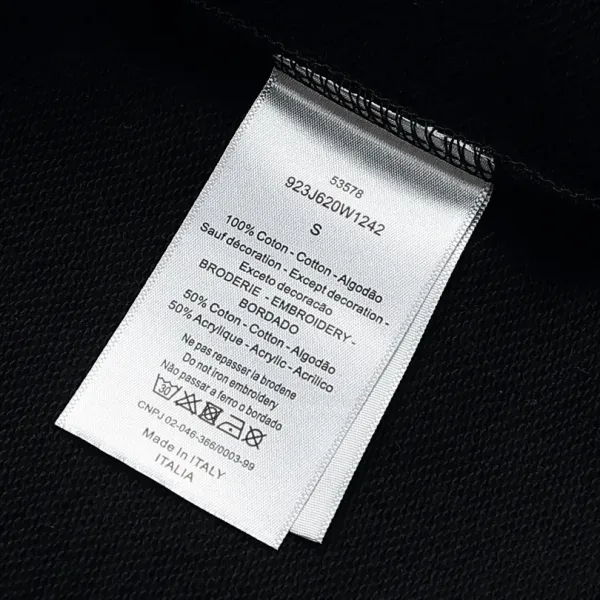 【DIOR 公式旗艦店】ディオール 丸首の衛衣 ご好評に付き再入荷 240809 【DIOR 公式旗艦店】ディオール 丸首の衛衣 ご好評に付き再入荷 240809
