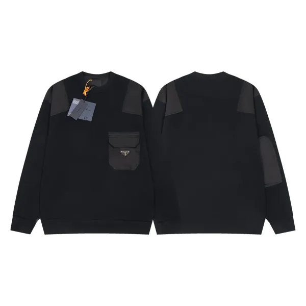 【PRADA 公式旗艦店】プラダ 丸首の衛衣 スウェットご好評に付き再入荷 241113 【PRADA 公式旗艦店】プラダ 丸首の衛衣 スウェットご好評に付き再入荷 241113