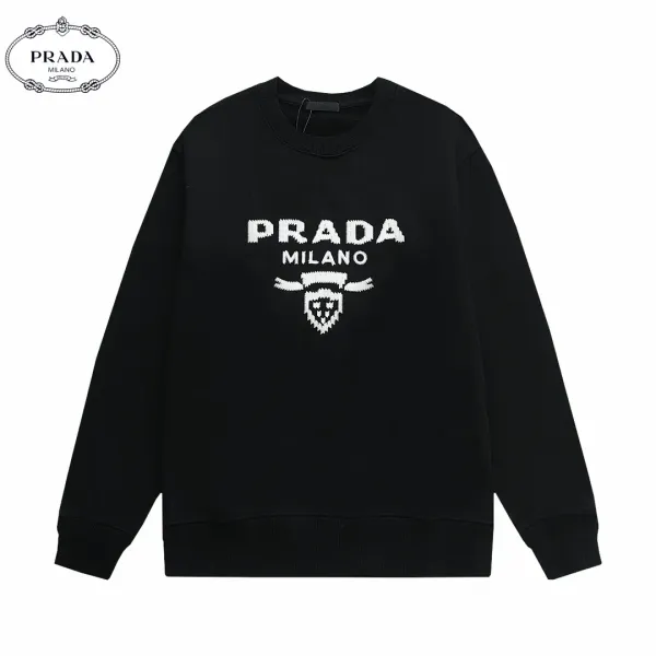 【PRADA 公式旗艦店】プラダ 丸首の衛衣 スウェットご好評に付き再入荷 240925 【PRADA 公式旗艦店】プラダ 丸首の衛衣 スウェットご好評に付き再入荷 240925