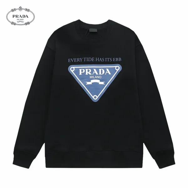 【PRADA 公式旗艦店】プラダ 丸首の衛衣 スウェットご好評に付き再入荷 240809 【PRADA 公式旗艦店】プラダ 丸首の衛衣 スウェットご好評に付き再入荷 240809