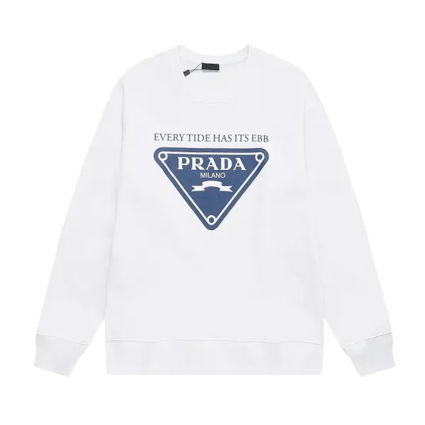 【PRADA 公式旗艦店】プラダ 丸首の衛衣 スウェットご好評に付き再入荷 240809 【PRADA 公式旗艦店】プラダ 丸首の衛衣 スウェットご好評に付き再入荷 240809