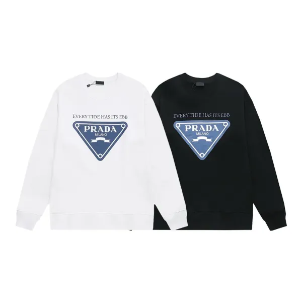 【PRADA 公式旗艦店】プラダ 丸首の衛衣 スウェットご好評に付き再入荷 240809 【PRADA 公式旗艦店】プラダ 丸首の衛衣 スウェットご好評に付き再入荷 240809