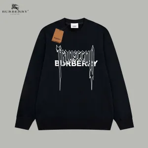 【BURBERRY 公式旗艦店】バーバリー 丸首の衛衣 スウェットご好評に付き再入荷 241025 【BURBERRY 公式旗艦店】バーバリー 丸首の衛衣 スウェットご好評に付き再入荷 241025
