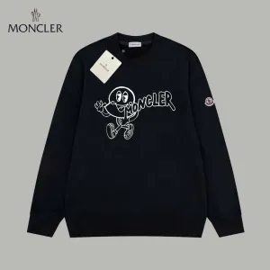 【MONCLER 公式旗艦店】モンクレール 丸首の衛衣 スウェット ご好評に付き再入荷!241120 【MONCLER 公式旗艦店】モンクレール 丸首の衛衣 スウェット ご好評に付き再入荷!241120