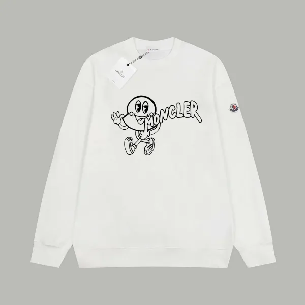 【MONCLER 公式旗艦店】モンクレール 丸首の衛衣 スウェット ご好評に付き再入荷!241120 【MONCLER 公式旗艦店】モンクレール 丸首の衛衣 スウェット ご好評に付き再入荷!241120