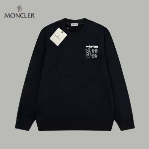 【MONCLER 公式旗艦店】モンクレール 丸首の衛衣 スウェット ご好評に付き再入荷!241120 【MONCLER 公式旗艦店】モンクレール 丸首の衛衣 スウェット ご好評に付き再入荷!241120