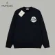 【MONCLER  公式旗艦店】モンクレール  丸首の衛衣 スウェット ご好評に付き再入荷！241120