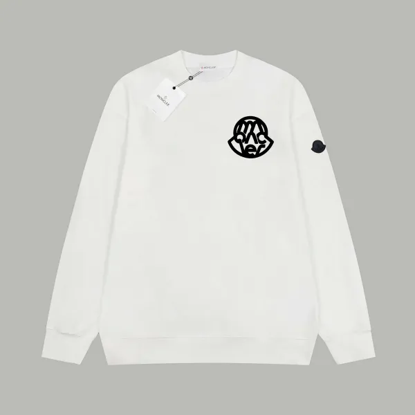 【MONCLER  公式旗艦店】モンクレール  丸首の衛衣 スウェット ご好評に付き再入荷！241120