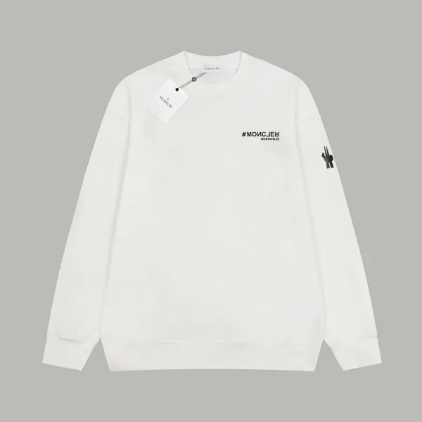 【MONCLER  公式旗艦店】モンクレール  丸首の衛衣 スウェット ご好評に付き再入荷！241120