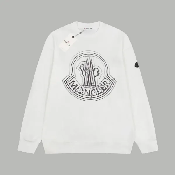 【MONCLER 公式旗艦店】モンクレール  丸首の衛衣 スウェットご好評に付き再入荷 241025