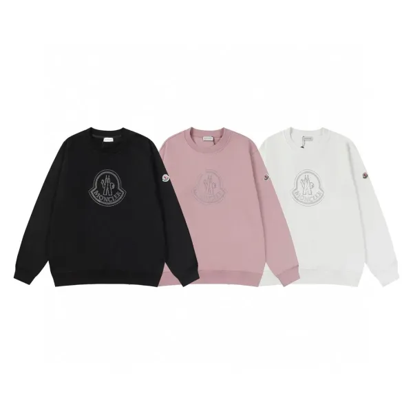 【MONCLER 公式旗艦店】モンクレール  丸首の衛衣 スウェットご好評に付き再入荷 240902