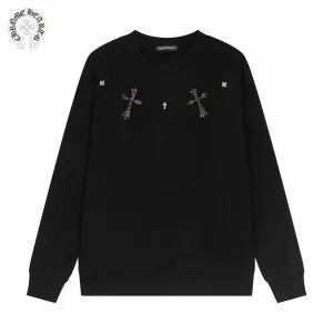 【CHROME HEARTS 公式旗艦店】クロムハーツ 丸首の衛衣 スウェット ご好評に付き再入荷241114 【CHROME HEARTS 公式旗艦店】クロムハーツ 丸首の衛衣 スウェット ご好評に付き再入荷241114