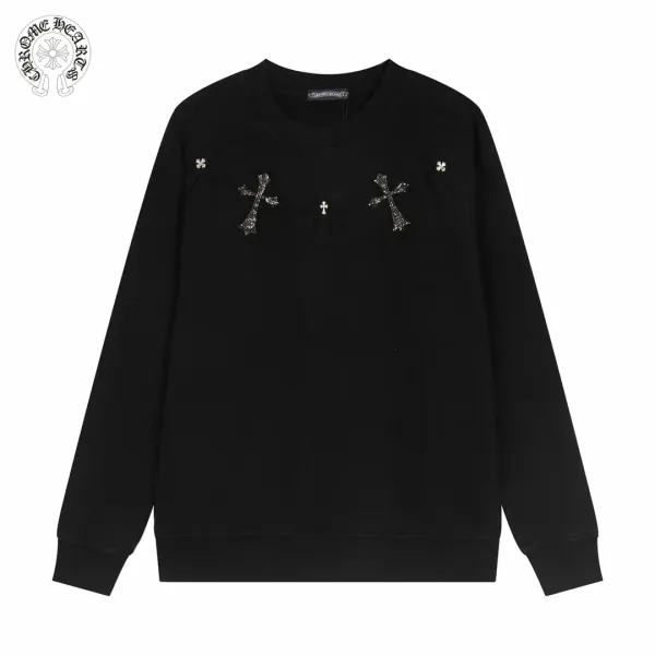 【CHROME HEARTS 公式旗艦店】クロムハーツ 丸首の衛衣 スウェット ご好評に付き再入荷241114 【CHROME HEARTS 公式旗艦店】クロムハーツ 丸首の衛衣 スウェット ご好評に付き再入荷241114