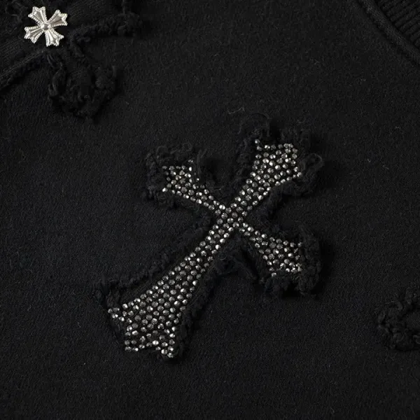 【CHROME HEARTS 公式旗艦店】クロムハーツ 丸首の衛衣 スウェット ご好評に付き再入荷241114 【CHROME HEARTS 公式旗艦店】クロムハーツ 丸首の衛衣 スウェット ご好評に付き再入荷241114