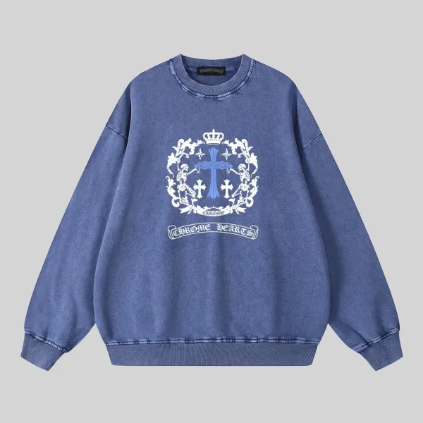 【CHROME HEARTS 公式旗艦店】クロムハーツ 丸首の衛衣 スウェットご好評に付き再入荷 241025 【CHROME HEARTS 公式旗艦店】クロムハーツ 丸首の衛衣 スウェットご好評に付き再入荷 241025