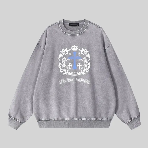 【CHROME HEARTS 公式旗艦店】クロムハーツ 丸首の衛衣 スウェットご好評に付き再入荷 241025 【CHROME HEARTS 公式旗艦店】クロムハーツ 丸首の衛衣 スウェットご好評に付き再入荷 241025