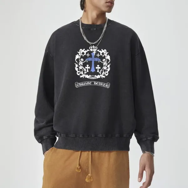 【CHROME HEARTS 公式旗艦店】クロムハーツ 丸首の衛衣 スウェットご好評に付き再入荷 241025 【CHROME HEARTS 公式旗艦店】クロムハーツ 丸首の衛衣 スウェットご好評に付き再入荷 241025