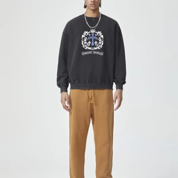 【CHROME HEARTS 公式旗艦店】クロムハーツ 丸首の衛衣 スウェットご好評に付き再入荷 241025 【CHROME HEARTS 公式旗艦店】クロムハーツ 丸首の衛衣 スウェットご好評に付き再入荷 241025
