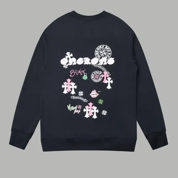 【CHROME HEARTS 公式旗艦店】クロムハーツ 丸首の衛衣 スウェット ご好評に付き再入荷240829 【CHROME HEARTS 公式旗艦店】クロムハーツ 丸首の衛衣 スウェット ご好評に付き再入荷240829