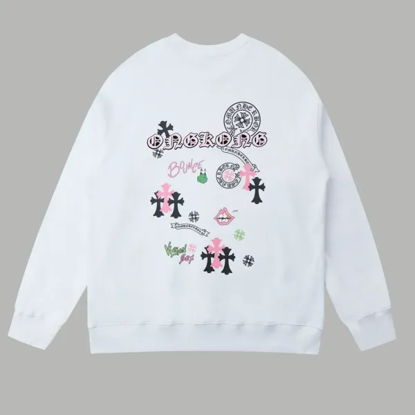 【CHROME HEARTS 公式旗艦店】クロムハーツ 丸首の衛衣 スウェット ご好評に付き再入荷240829 【CHROME HEARTS 公式旗艦店】クロムハーツ 丸首の衛衣 スウェット ご好評に付き再入荷240829
