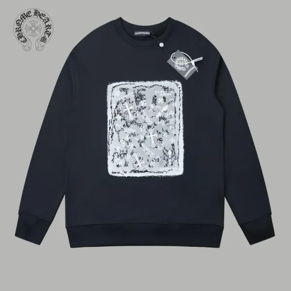 【CHROME HEARTS 公式旗艦店】クロムハーツ 丸首の衛衣 スウェット ご好評に付き再入荷240829 【CHROME HEARTS 公式旗艦店】クロムハーツ 丸首の衛衣 スウェット ご好評に付き再入荷240829