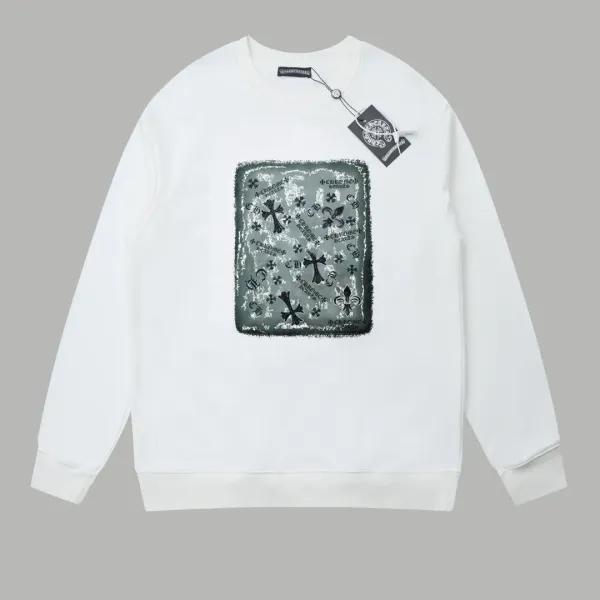 【CHROME HEARTS 公式旗艦店】クロムハーツ 丸首の衛衣 スウェット ご好評に付き再入荷240829 【CHROME HEARTS 公式旗艦店】クロムハーツ 丸首の衛衣 スウェット ご好評に付き再入荷240829