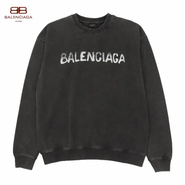 【BALENCIAGA 公式旗艦店】バレンシアガ 丸首の衛衣 スウェット ご好評に付き再入荷!241127 【BALENCIAGA 公式旗艦店】バレンシアガ 丸首の衛衣 スウェット ご好評に付き再入荷!241127