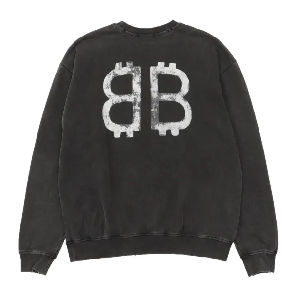 【BALENCIAGA 公式旗艦店】バレンシアガ 丸首の衛衣 スウェット ご好評に付き再入荷!241127 【BALENCIAGA 公式旗艦店】バレンシアガ 丸首の衛衣 スウェット ご好評に付き再入荷!241127