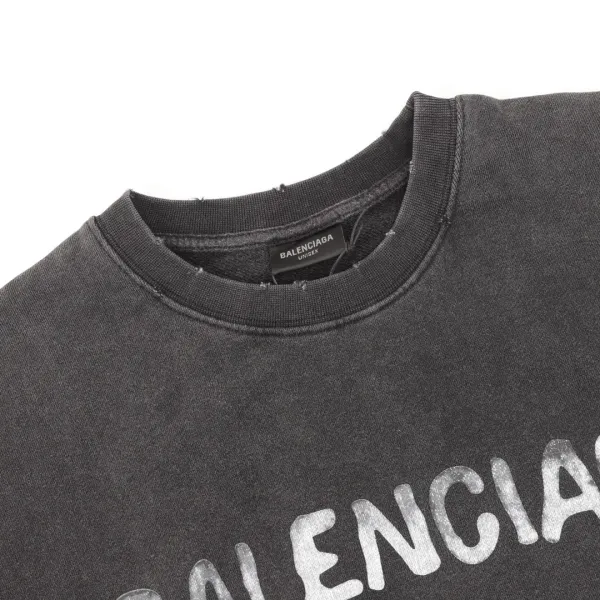 【BALENCIAGA 公式旗艦店】バレンシアガ 丸首の衛衣 スウェット ご好評に付き再入荷!241127 【BALENCIAGA 公式旗艦店】バレンシアガ 丸首の衛衣 スウェット ご好評に付き再入荷!241127