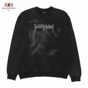 【BALENCIAGA 公式旗艦店】バレンシアガ 丸首の衛衣 スウェット ご好評に付き再入荷!241127 【BALENCIAGA 公式旗艦店】バレンシアガ 丸首の衛衣 スウェット ご好評に付き再入荷!241127