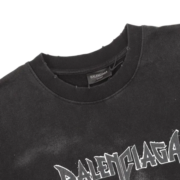 【BALENCIAGA 公式旗艦店】バレンシアガ 丸首の衛衣 スウェット ご好評に付き再入荷！241127