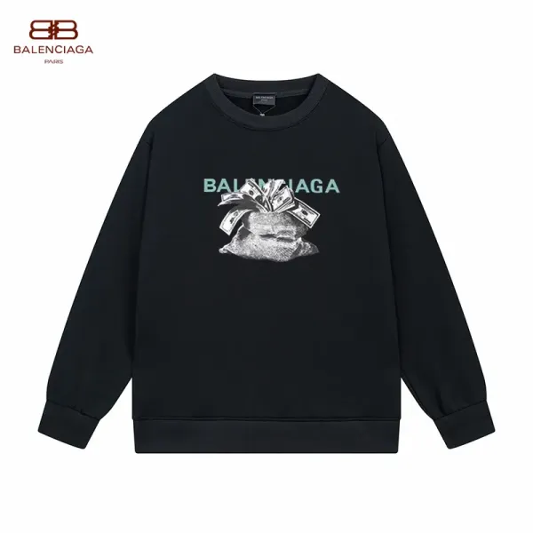 【BALENCIAGA 公式旗艦店】バレンシアガ 丸首の衛衣 スウェット ご好評に付き再入荷!241127 【BALENCIAGA 公式旗艦店】バレンシアガ 丸首の衛衣 スウェット ご好評に付き再入荷!241127